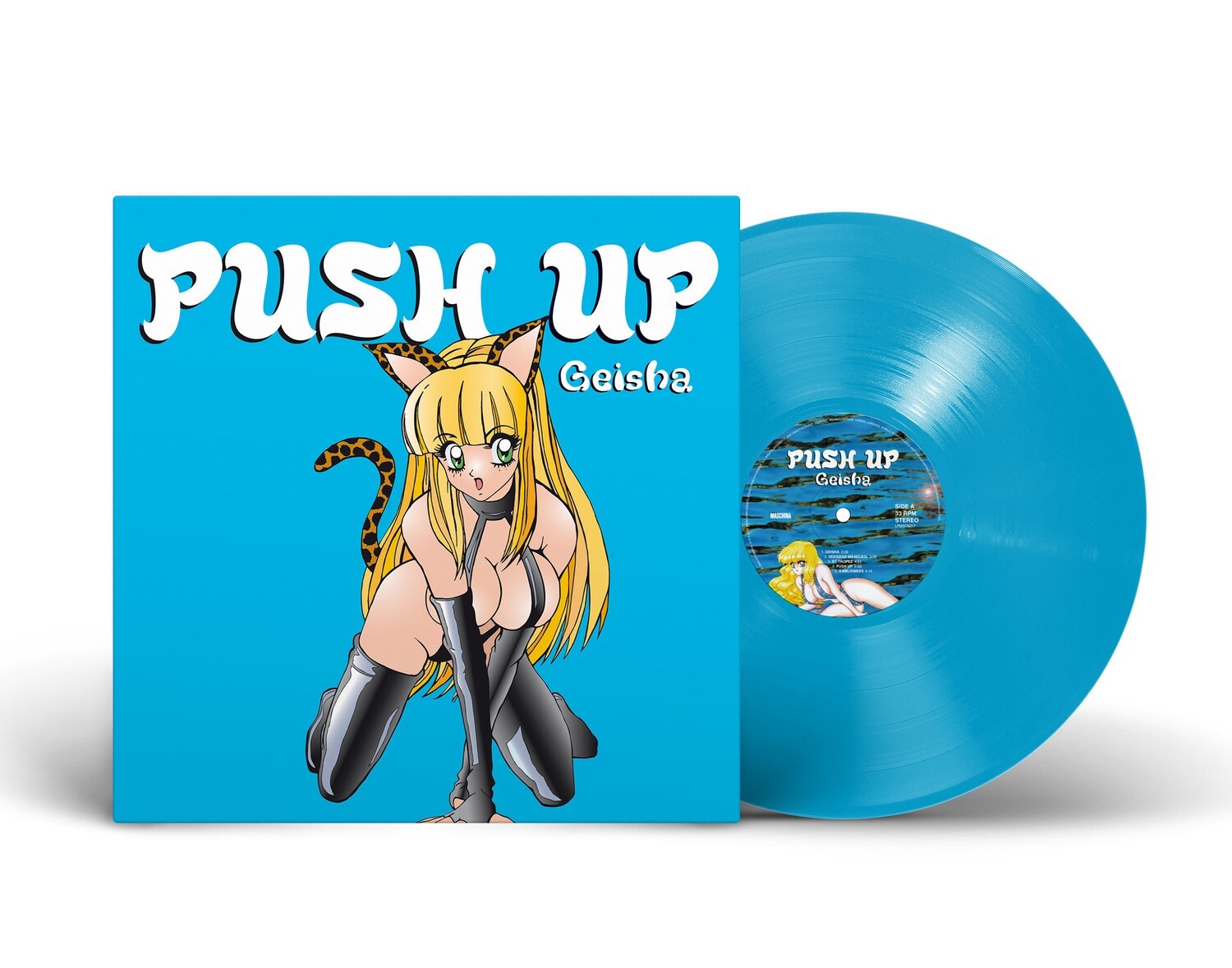 LP: Push Up — «Geisha» (1999/2023) [Limited Blue Vinyl]