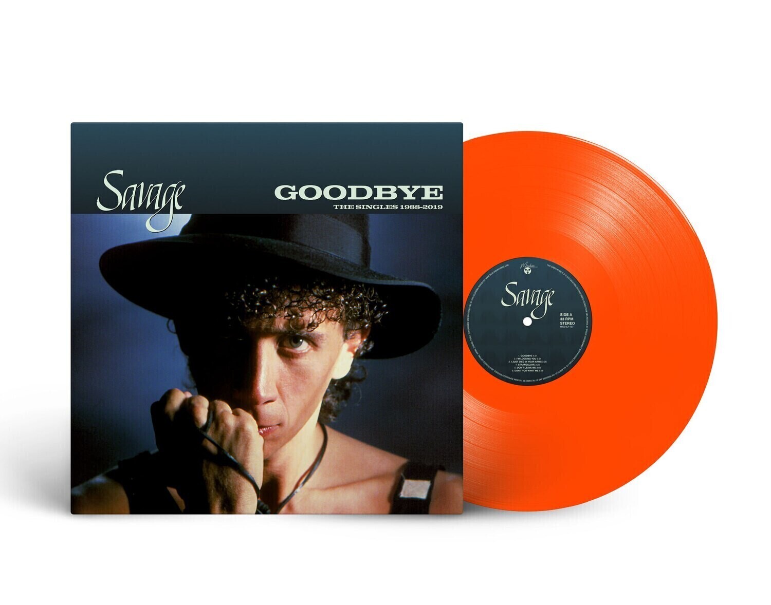 LP: Savage — «Goodbye: The Singles 1988-2019» (2022) [Limited Orange Vinyl]