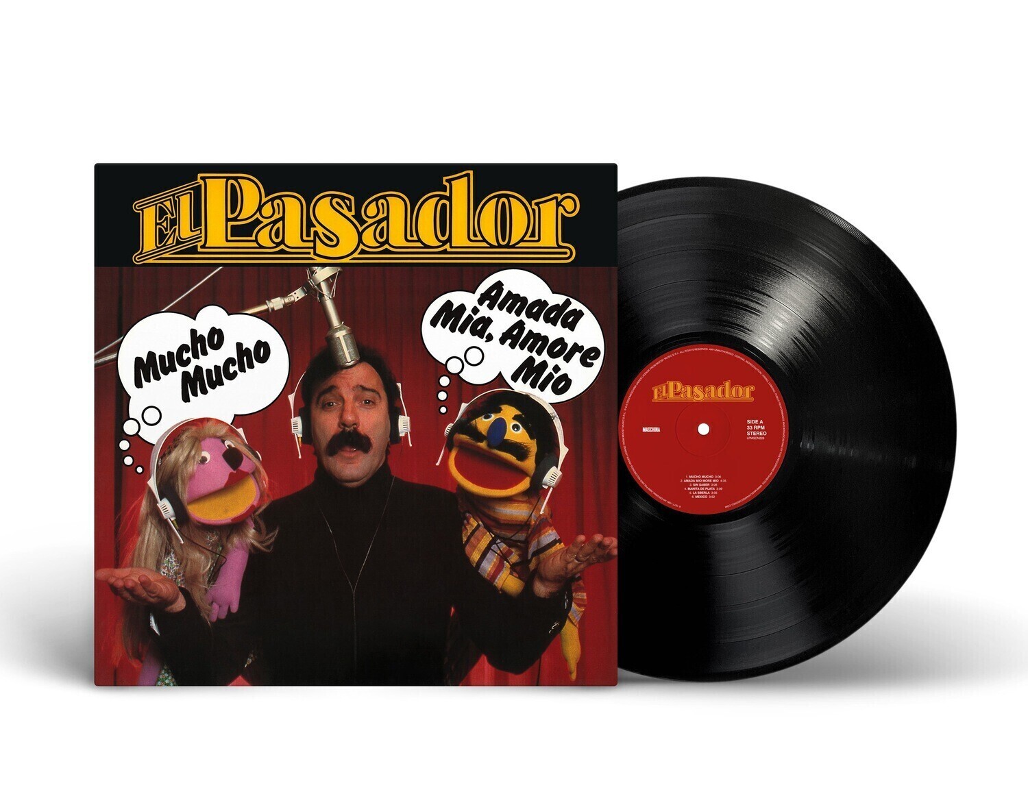 LP: El Pasador — «Amada Mia Amore Mio» (1978/2023) [Black Vinyl]