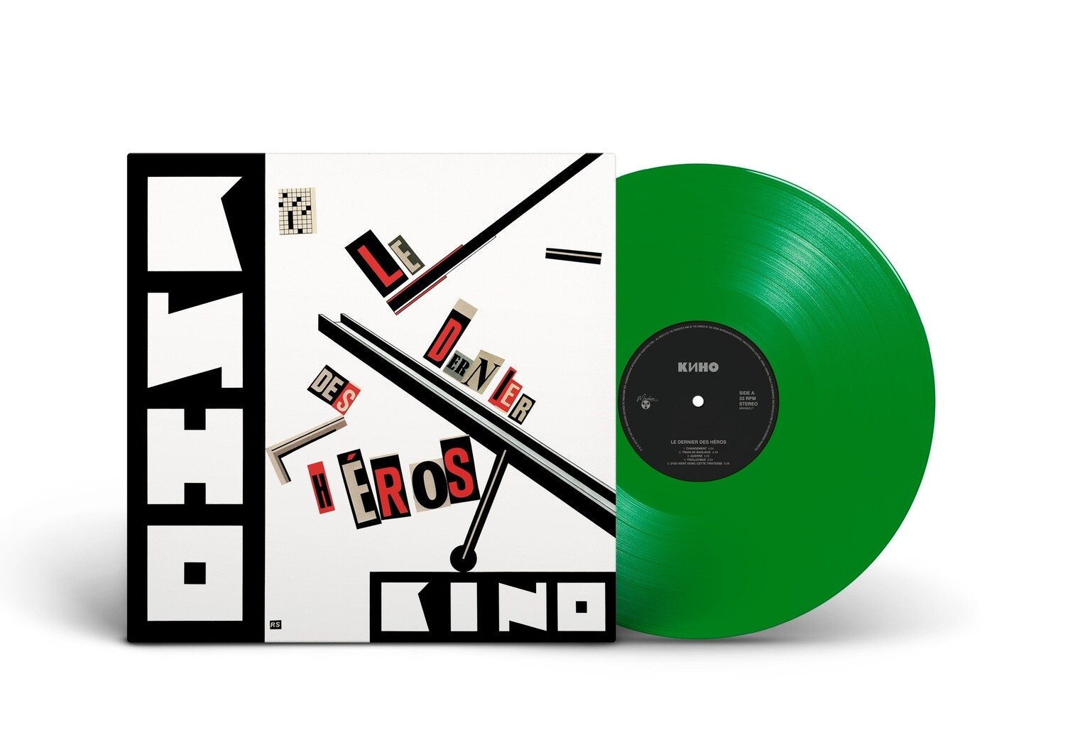 LP: KINO/КИНО — «Le Dernier Des Héros» (1989/2023) [Limited Green Vinyl]