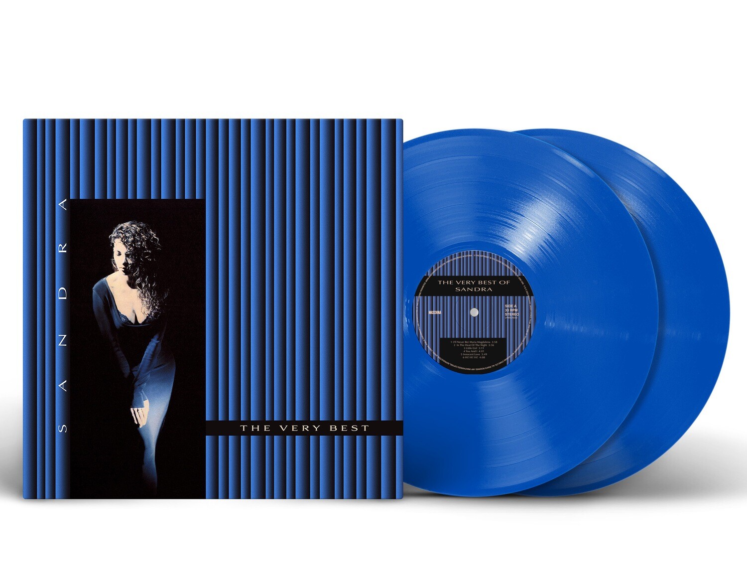 LP: Sandra — «The Best Of» (2023) [2LP Blue Vinyl]