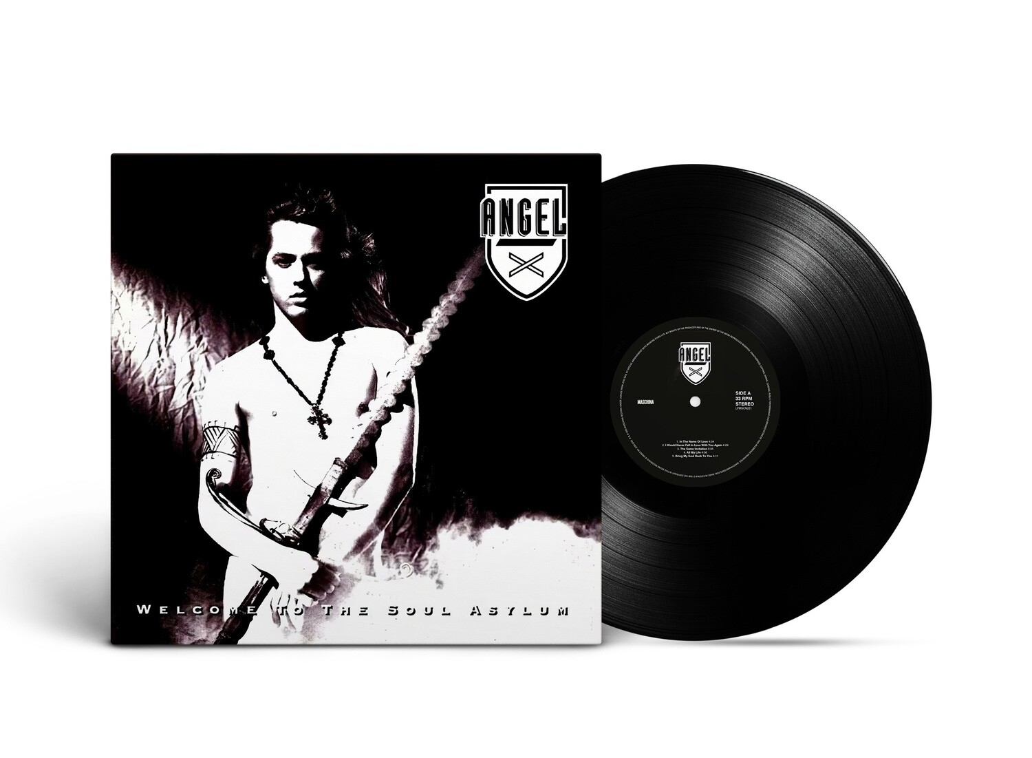 LP: Angel X — «Welcome To The Soul Asylum» (1993/2023) [Black Vinyl]