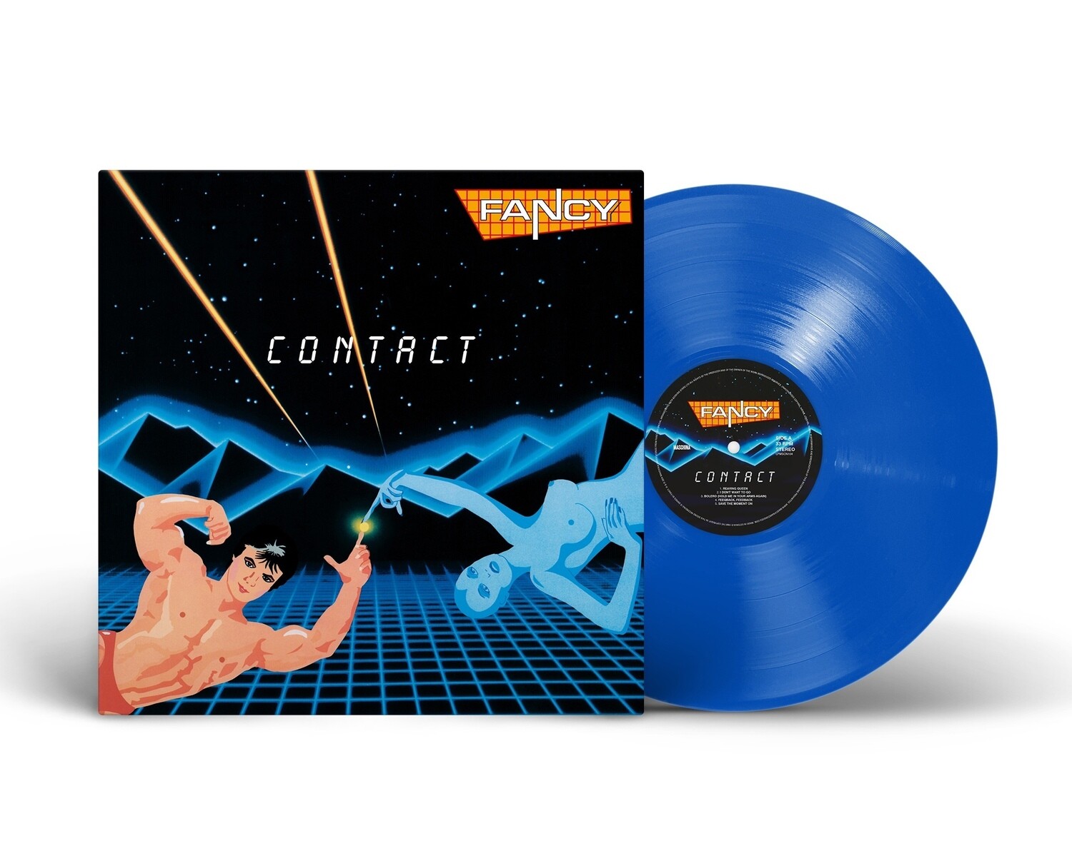 LP: Fancy — «Contact» (1986/2023) [Blue Vinyl]