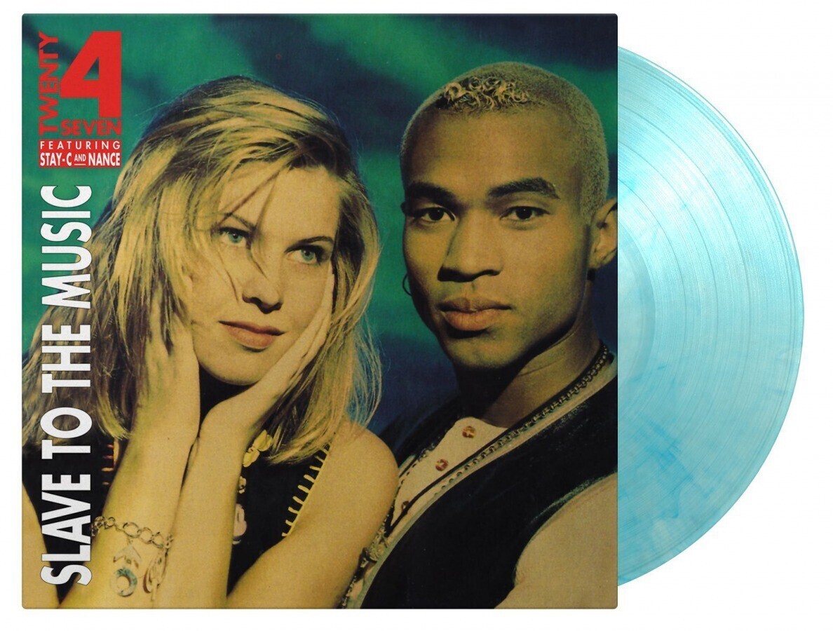 LP: Twenty 4 Seven Featuring Stay-C And Nance — «Slave To The Music» (1993/2022) [Crystal Clear & Blue Marbled Vinyl]