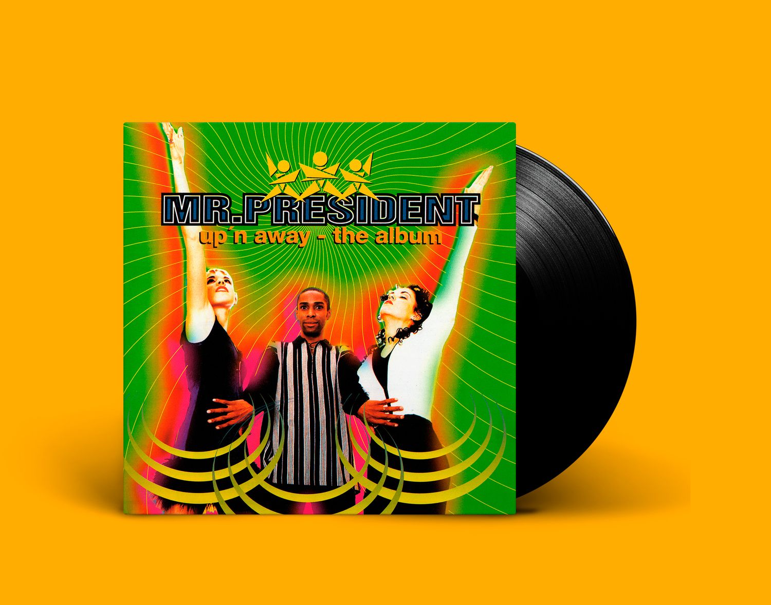 LP: Mr. President — «Up n&#39; Away» (1995/2022) [Black Vinyl]