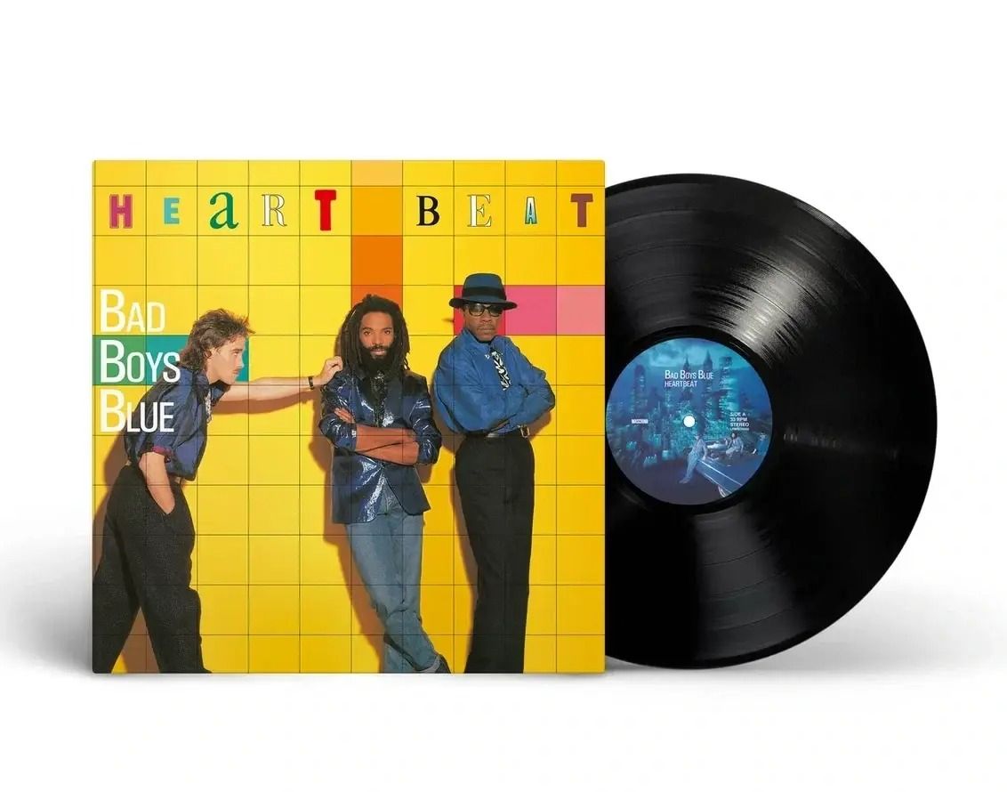 LP: Bad Boys Blue – «Heartbeat» (1986/2024)  [Black Vinyl]