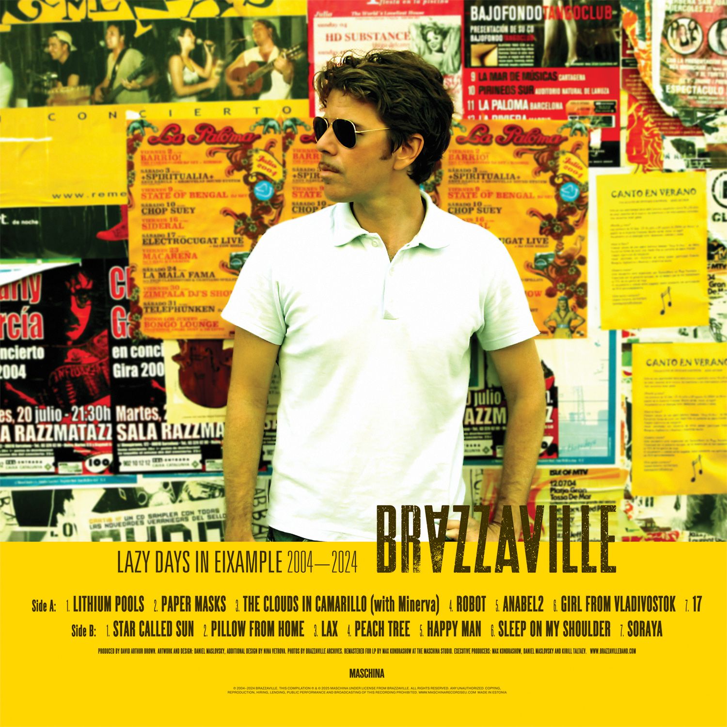 LP: Brazzaville - Lazy Days in Eixample (2004/2024) [Black Vinyl]