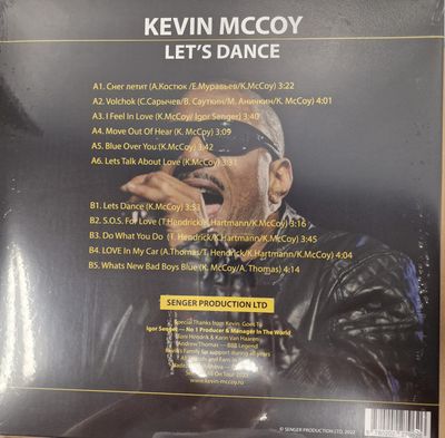 LP: Kevin McCoy – Let`s Dance/2022 Black  LP