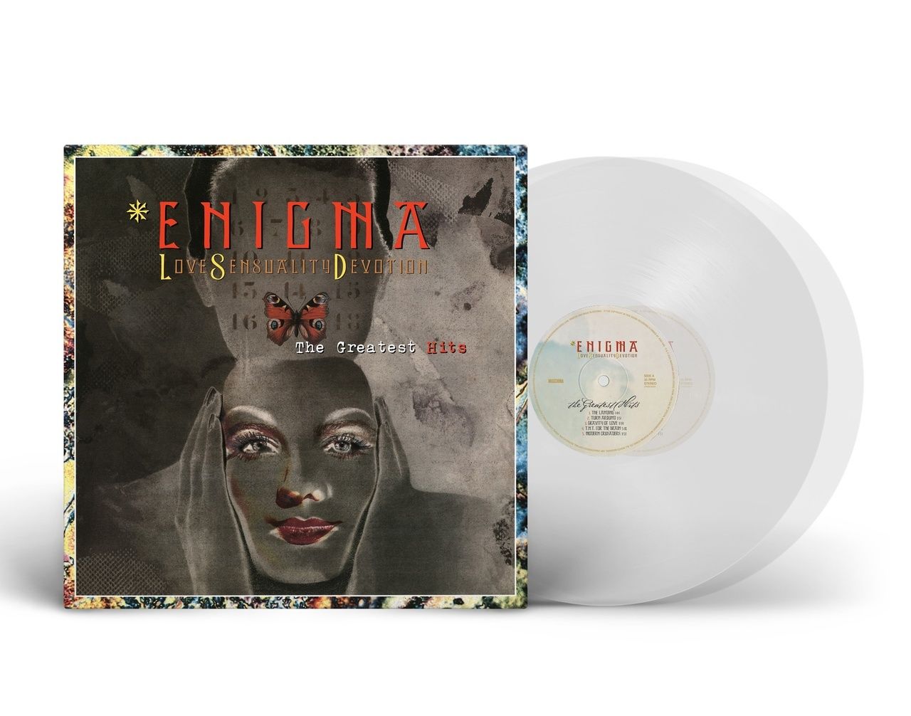 LP: Enigma — «Love Sensuality Devotion (The Greatest Hits)» (2001/2024) [2LP Limited Clear Vinyl]