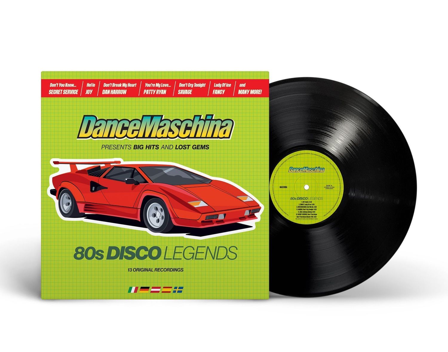 LP: Various Artists — «DanceMaschina: 80s Disco Legends» (2025) [Black Vinyl]