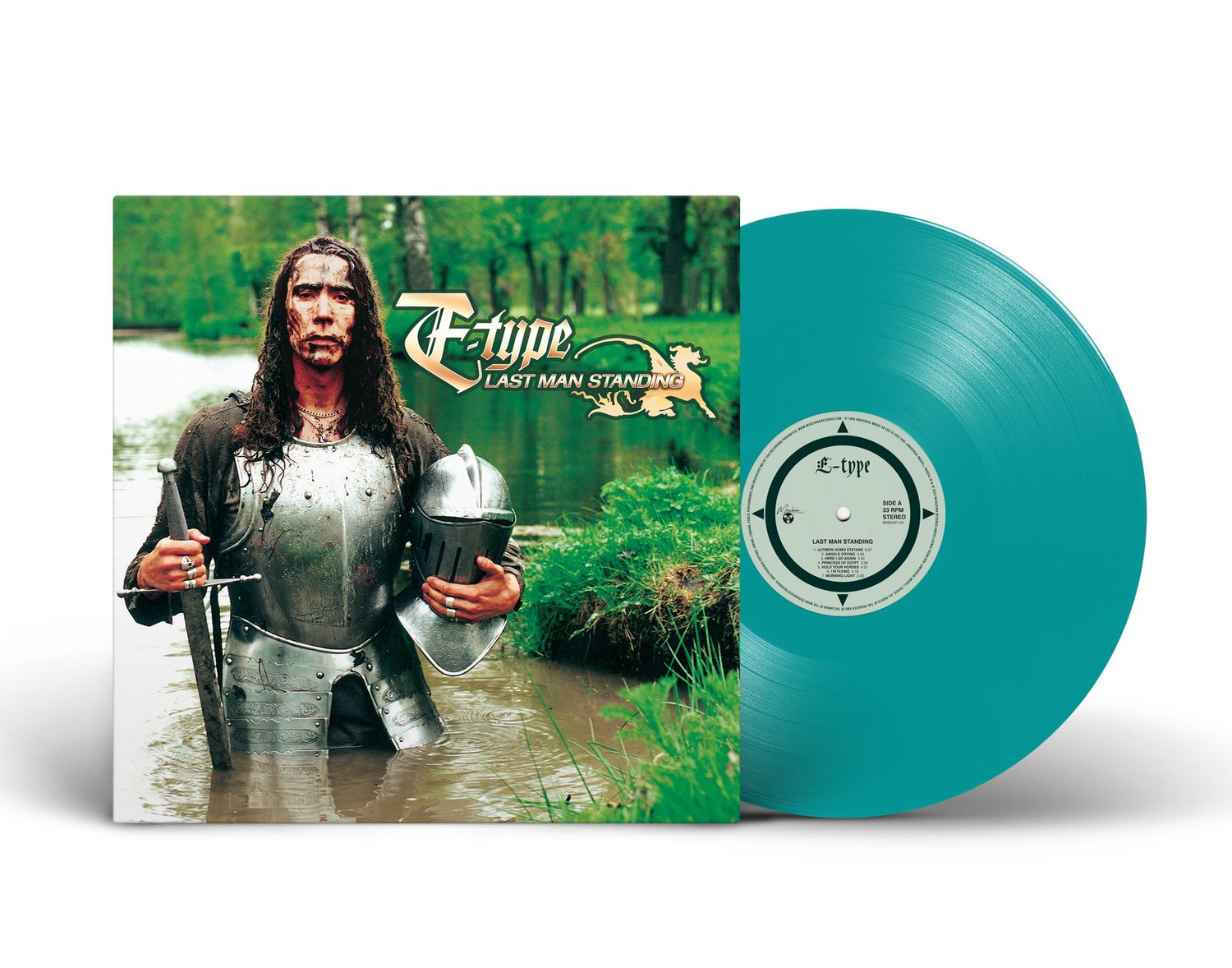 LP: E-Type — «Last Man Standing» (1998/2022)  [Limited Green Vinyl]