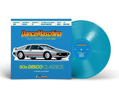 LP: Various Artists — «DanceMaschina: 80s Disco Classics» (2025) [Limited Turquiose Vinyl]