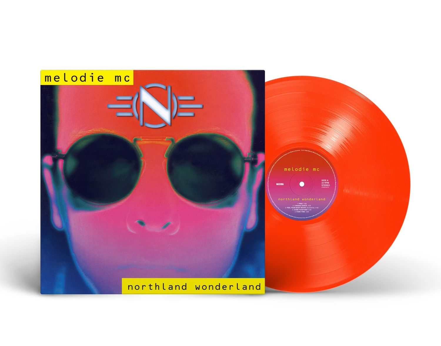 LP: Melodie MC — «Northland Wonderland» (1993/2024) [Limited Orange Vinyl]