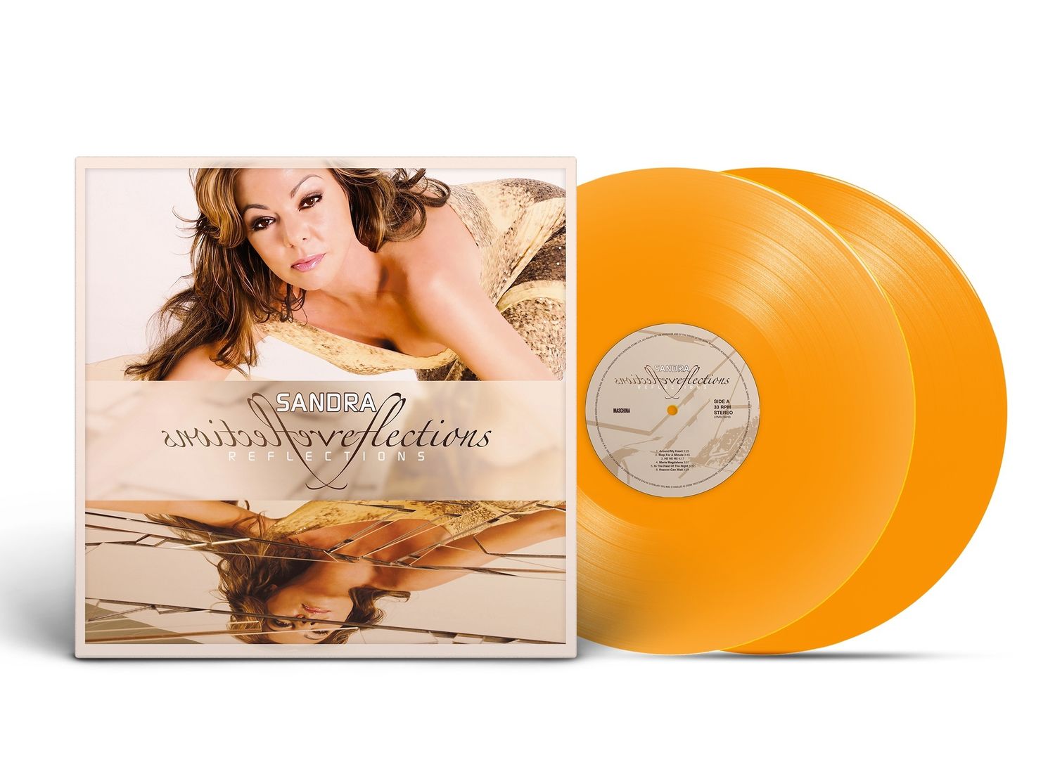LP:Sandra — «Reflections» (2006/2023) [2LP Orange Vinyl]