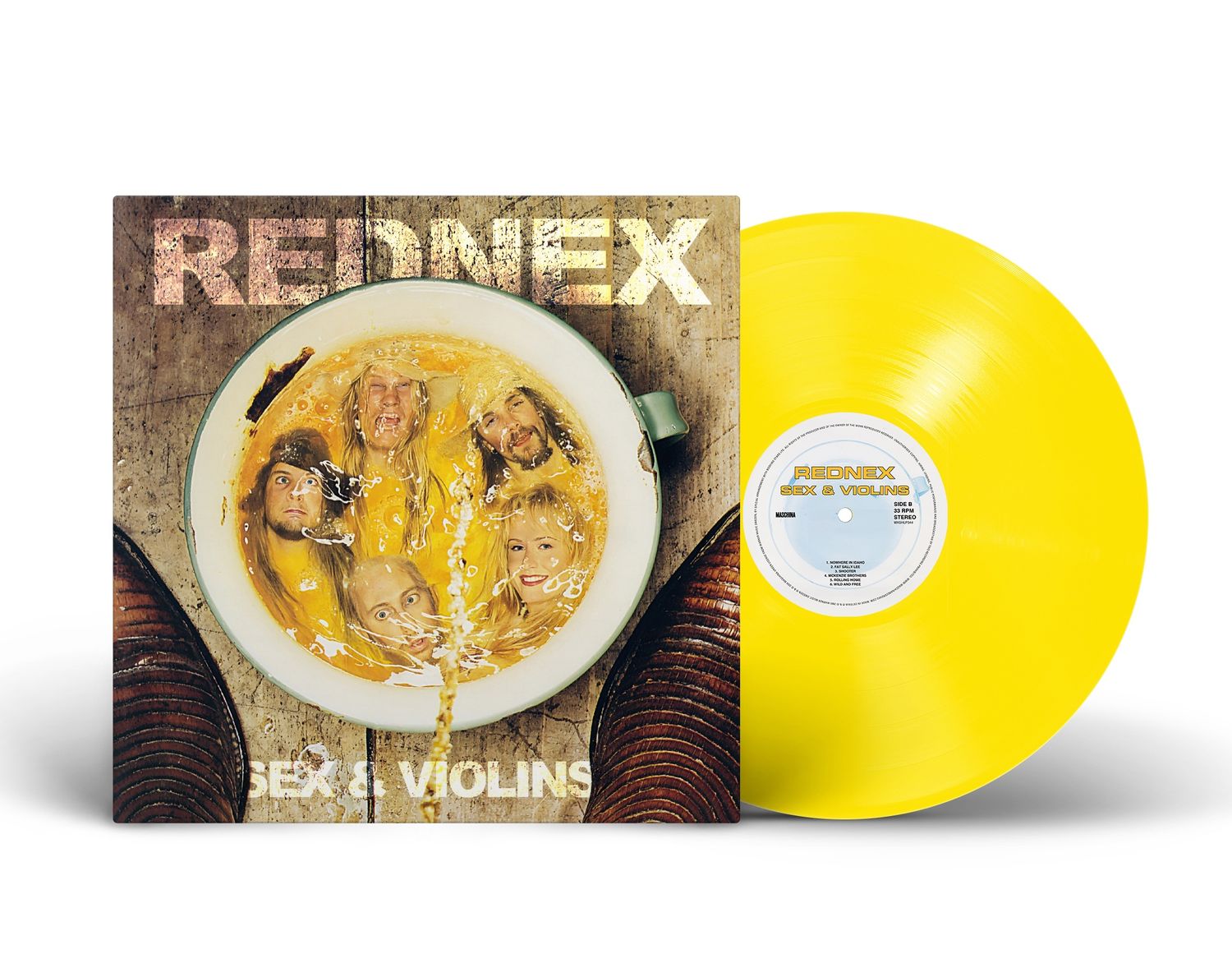 LP: Rednex – «Sex &amp; Violins» (1995/2025) [Limited Yellow Vinyl]