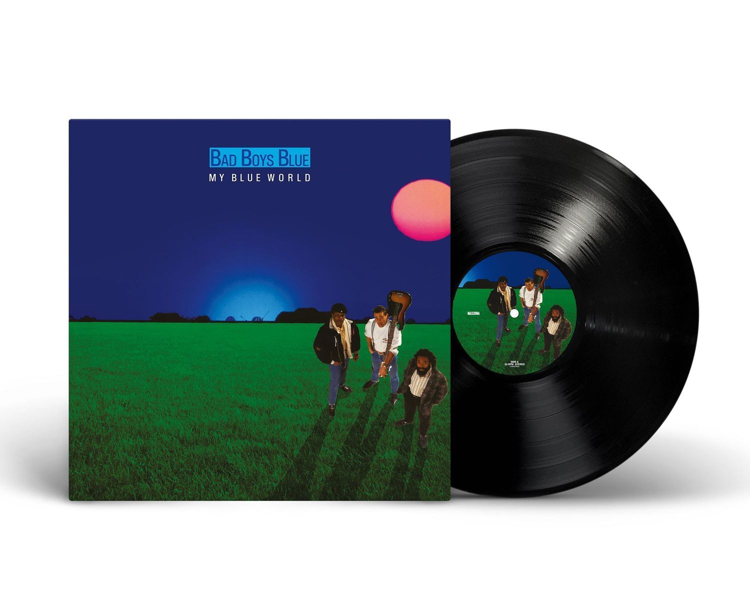 LP: Bad Boys Blue – «My Blue World» (1988/2024)  [Black Vinyl]