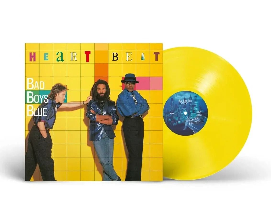 LP: Bad Boys Blue – «Heartbeat» (1986/2024)  [Limited Yellow Vinyl]