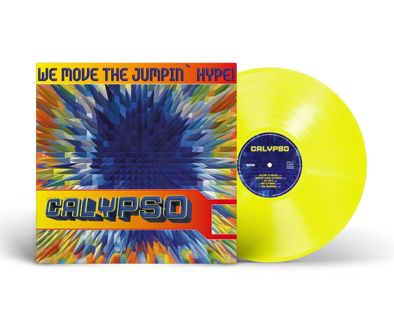 LP: Calypso — «We Move The Jumpin&#39; Hype!» (1996/2025) [Limited Lime Vinyl]
