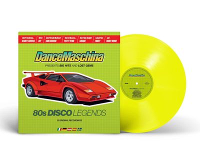 LP: Various Artists — «DanceMaschina: 80s Disco Legends» (2025) [Limited Lime Vinyl]