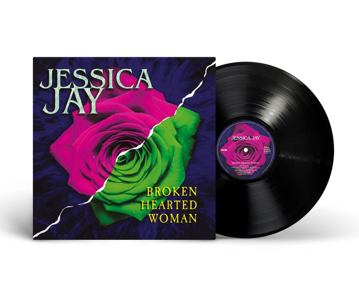LP: Jessica Jay — «Broken Hearted Woman» (1996/2025) [Black Vinyl]   