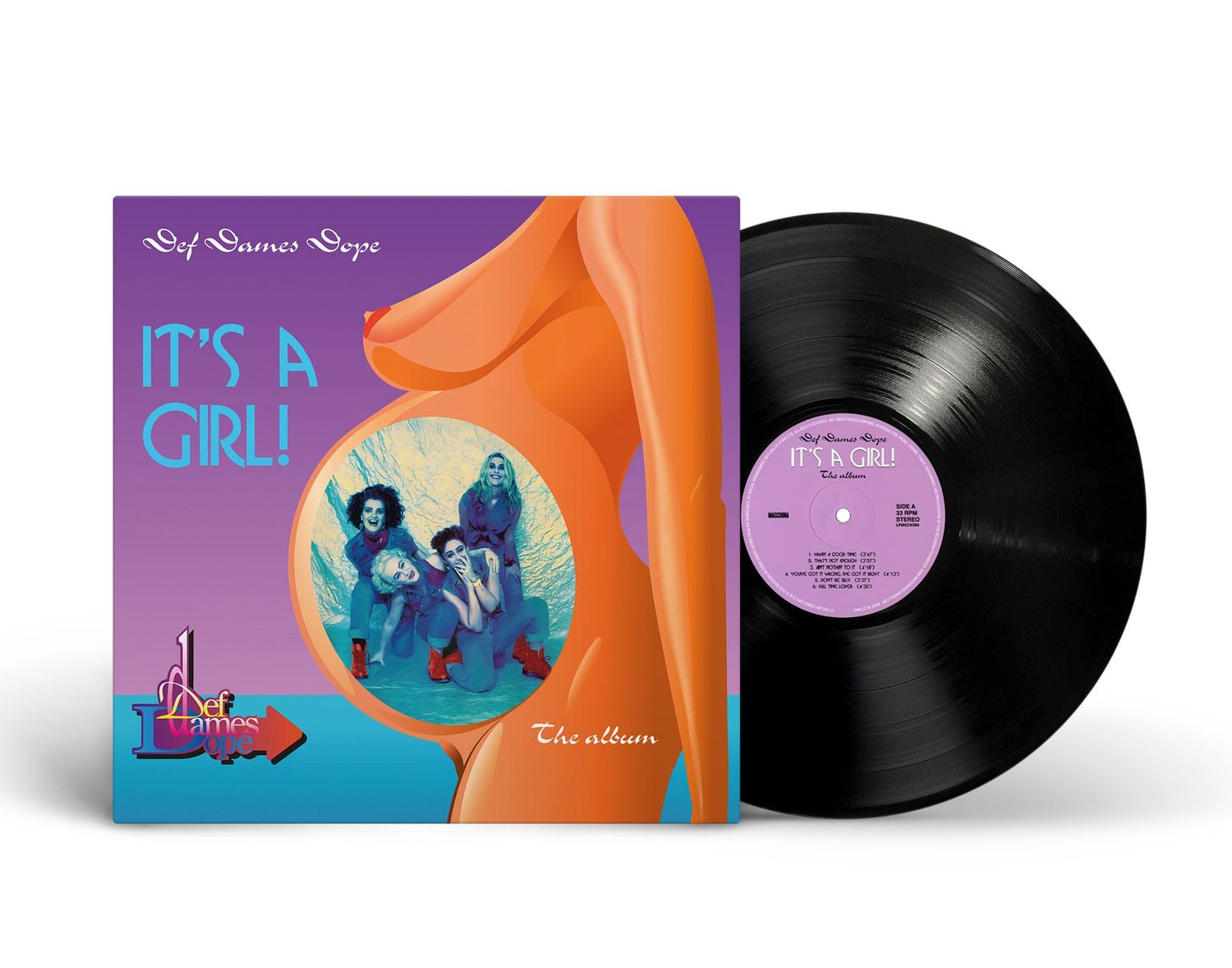 LP: Def Dames Dope — «It&#39;s A Girl! The Album» (1993/2025) [Black Vinyl]