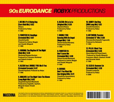 CD: Various Artists — «DanceMaschina: 90s Eurodance / Robyx Productions» (2025)