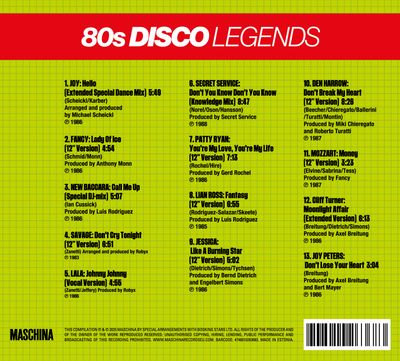 CD: Various Artists — «DanceMaschina: 80s Disco Legends» (2025) 
