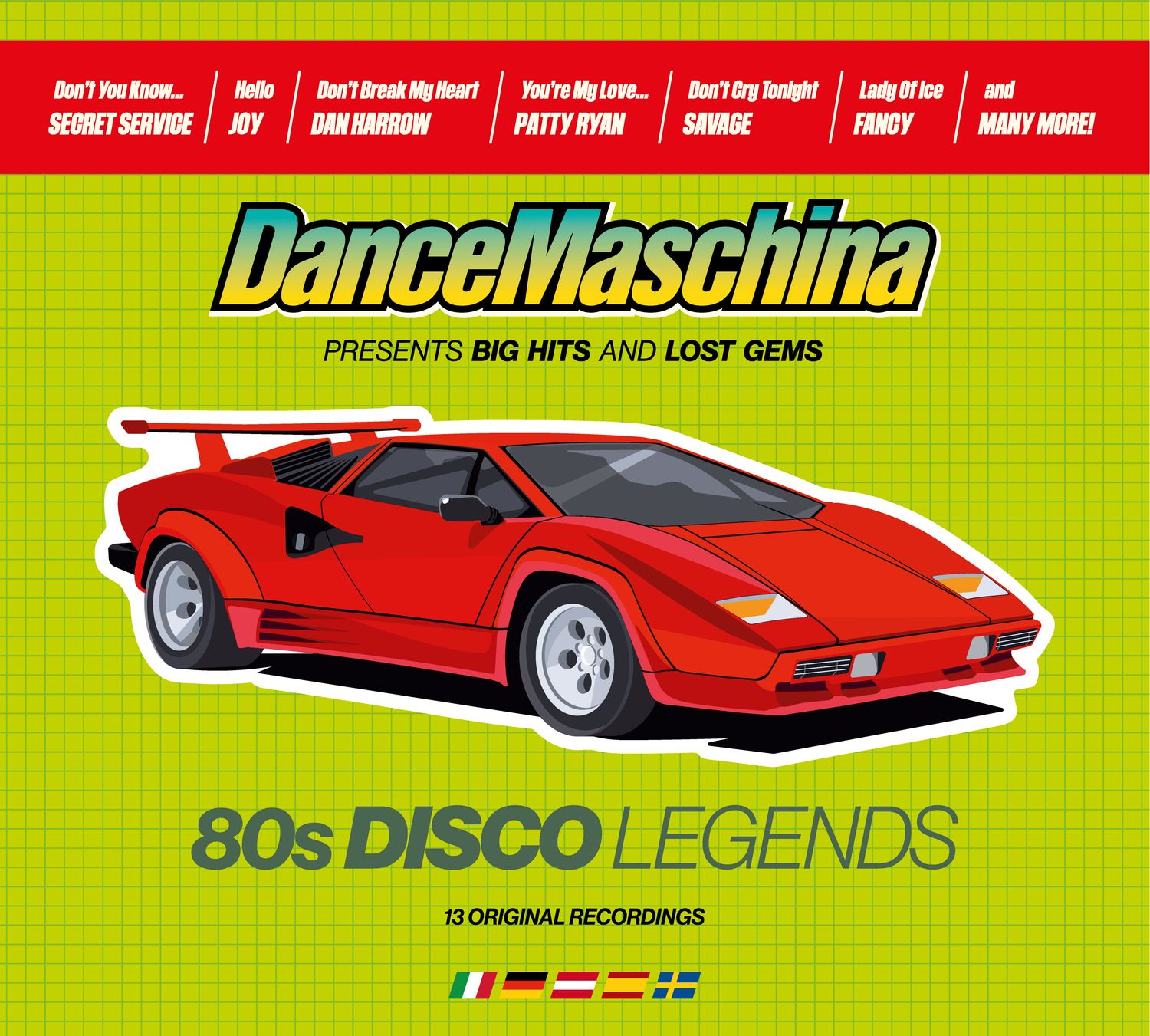 LP: Various Artists — «DanceMaschina: 80s Disco Legends» (2025) [Black Vinyl]