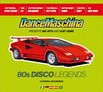 CD: Various Artists — «DanceMaschina: 80s Disco Legends» (2025) [Black Vinyl]