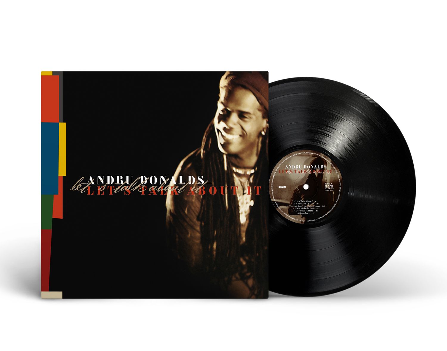LP: Andru Donalds — «Let&#39;s Talk About It» (2001/2025) [Black Vinyl]