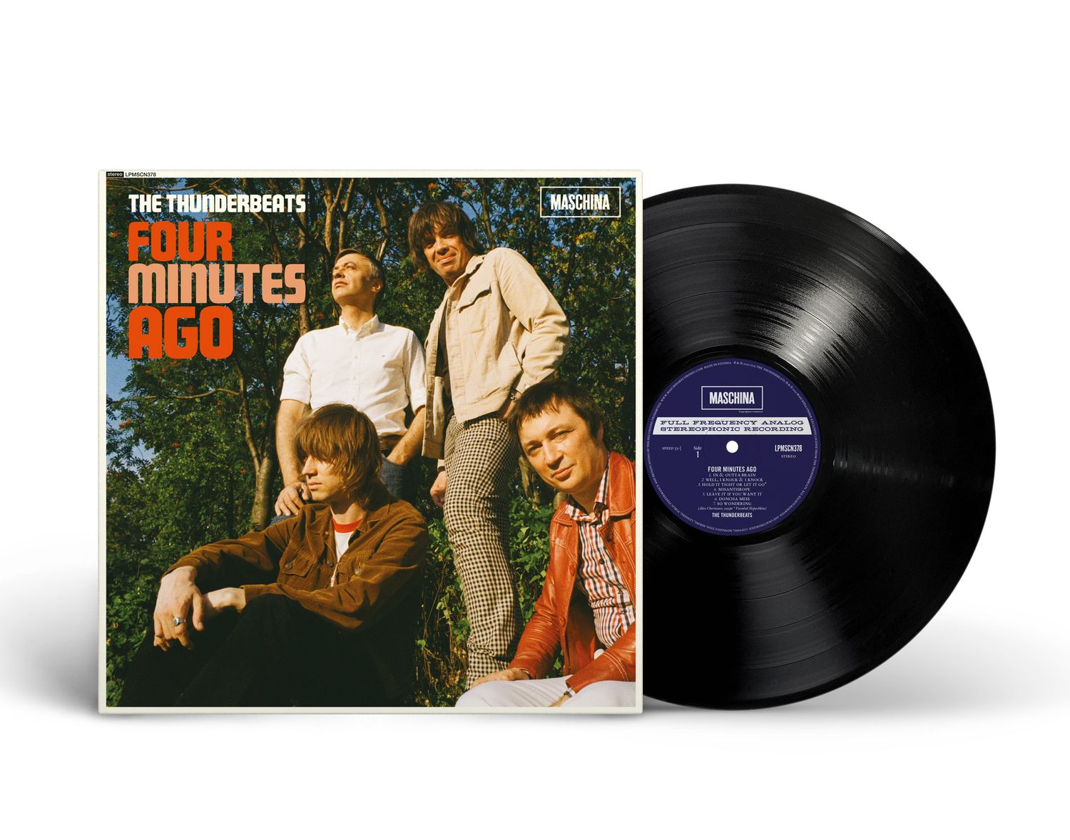 LP: The Thunderbeats — «Four Minutes Ago» (2025) [Black Vinyl]