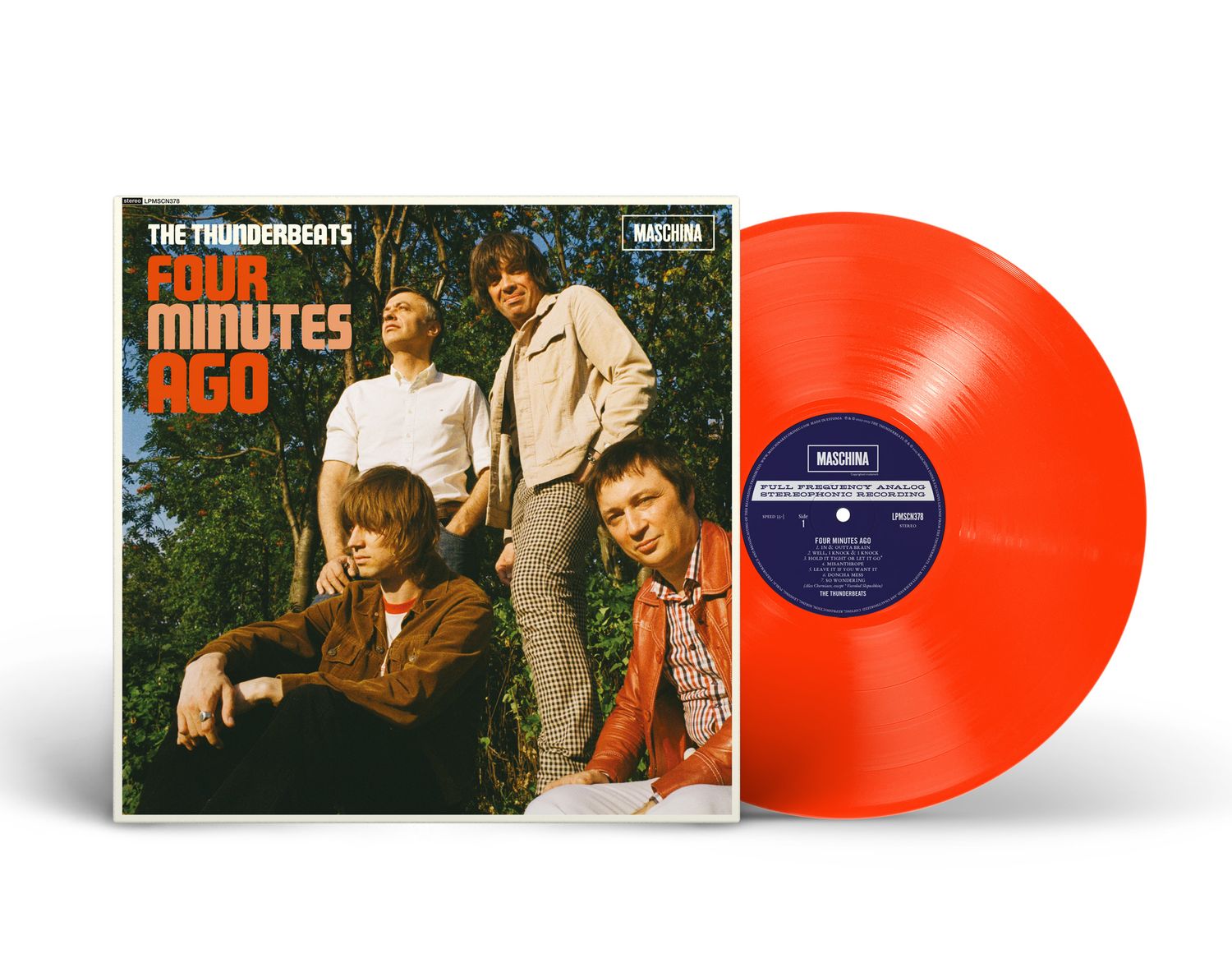 LP: The Thunderbeats — «Four Minutes Ago» (2025) [Limited Orange Vinyl]