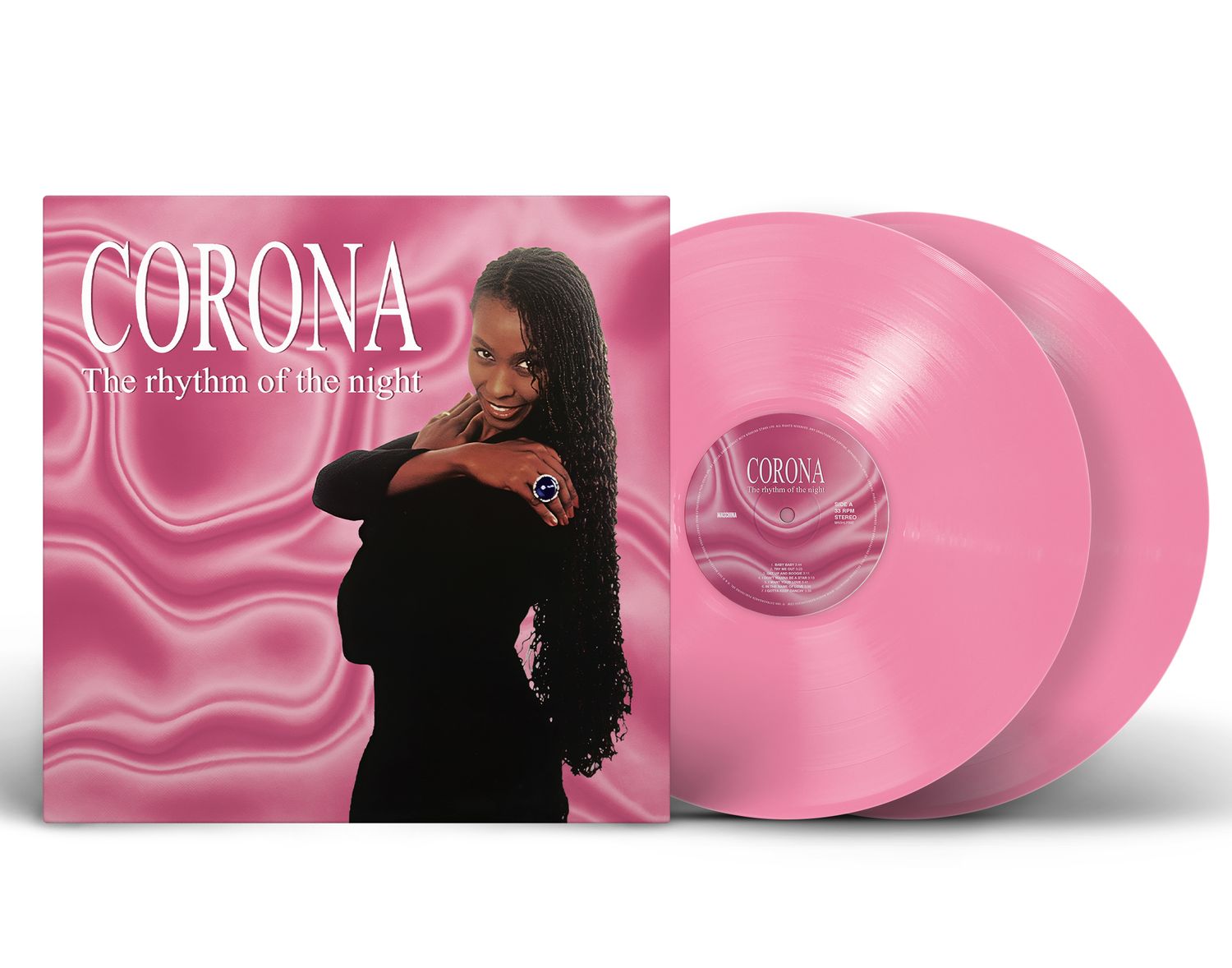 LP: Corona — «The Rhythm Of The Night» (1995/2025) [Limited 2LP Pink Vinyl]