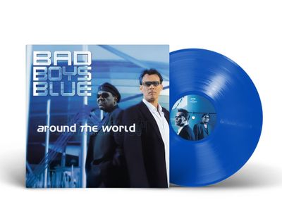 LP: Bad Boys Blue — «Around The World» (2003/2025) [Blue Vinyl]   