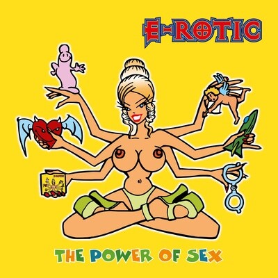 LP: E-Rotic — «The Power Of Sex» (1996/2023) [Limited Yellow Vinyl]