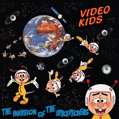LP: Video Kids — «The Invasion Of The Spacepeckers» (1984/2023) [Black Vinyl]
