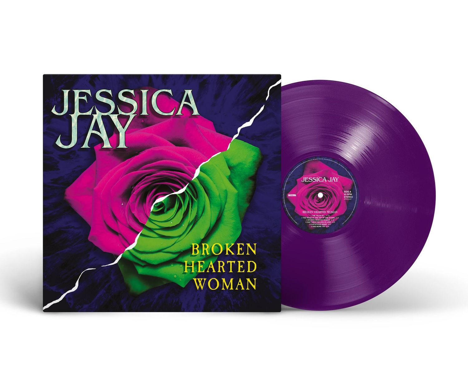 LP: Jessica Jay — «Broken Hearted Woman» (1996/2025) [Limited Purple Vinyl]  