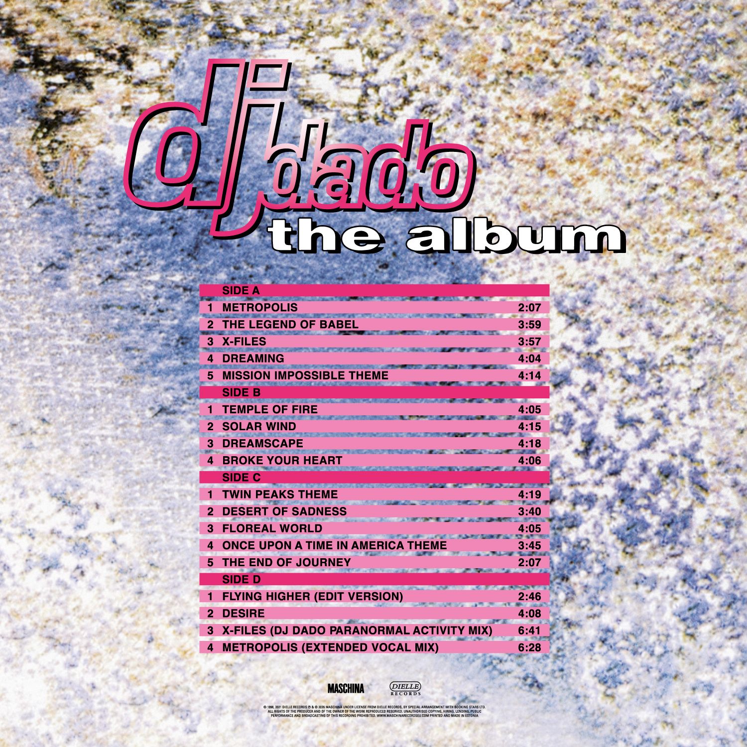 LP: DJ Dado — «The Album» [2LP Black Vinyl]