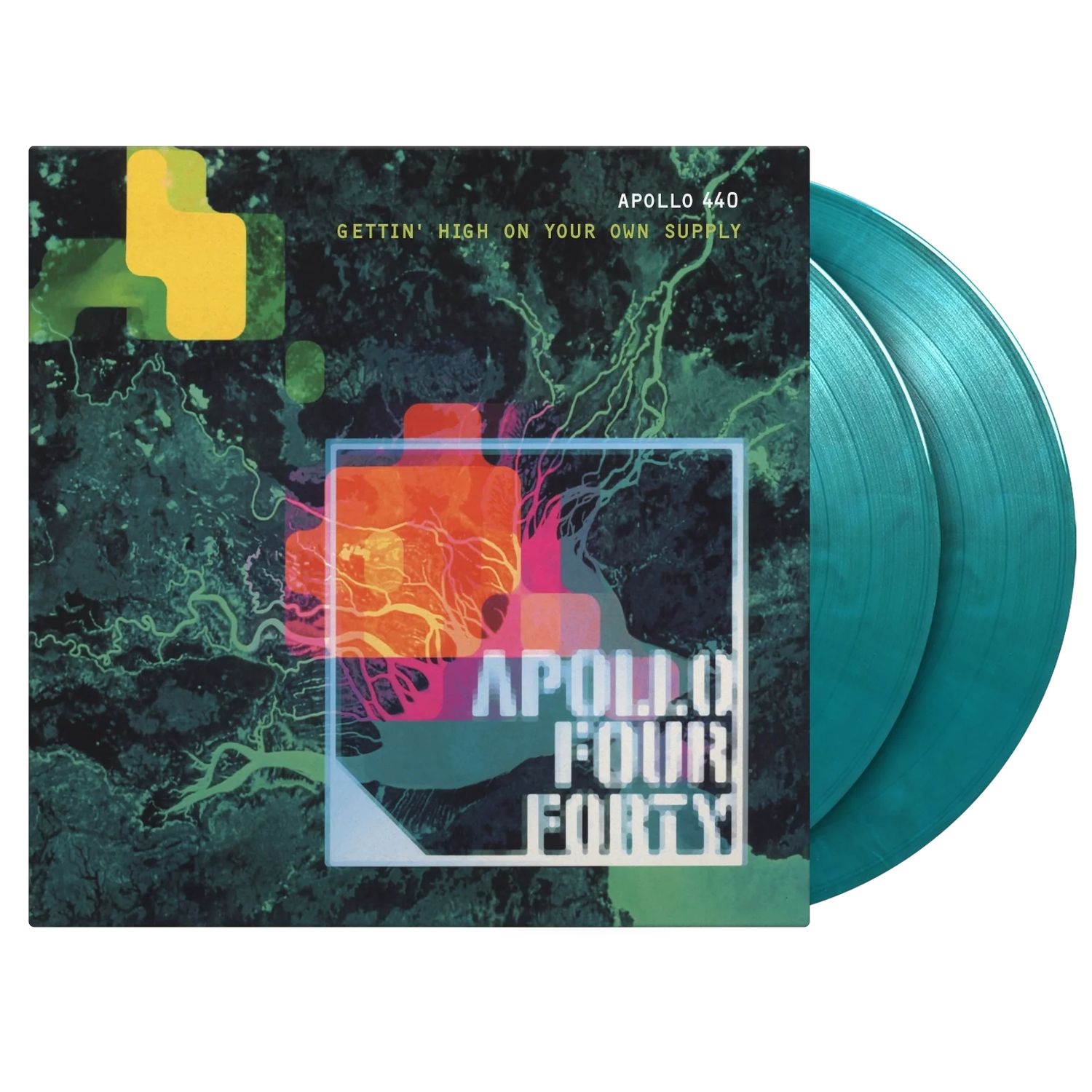 LP: Apollo 440 - Gettin' High On Your Own Supply (1999/2025) 2P (Green Marble Vinyl)