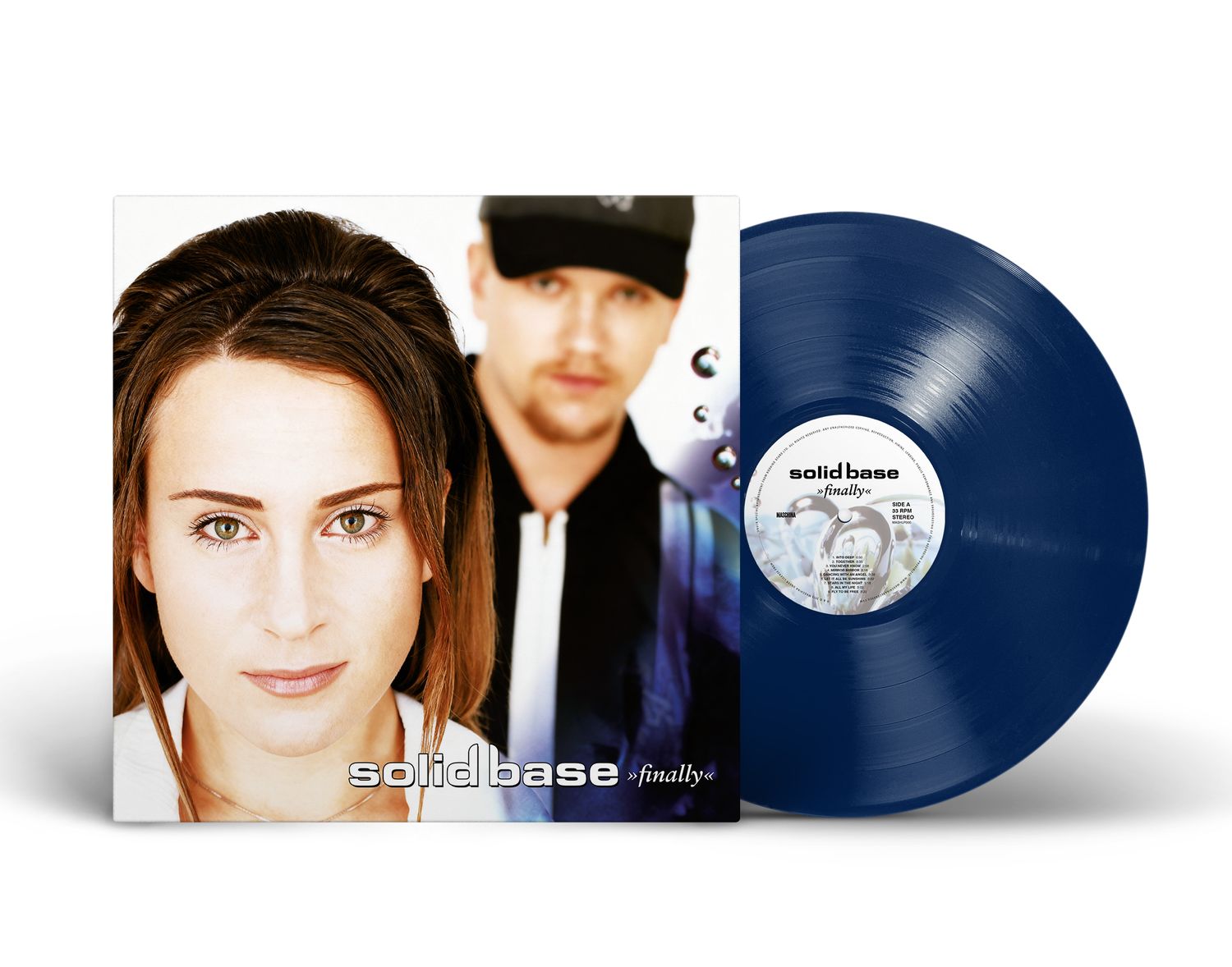 LP: Solid Base – «Finally» (1996/2026) [Blue Vinyl]