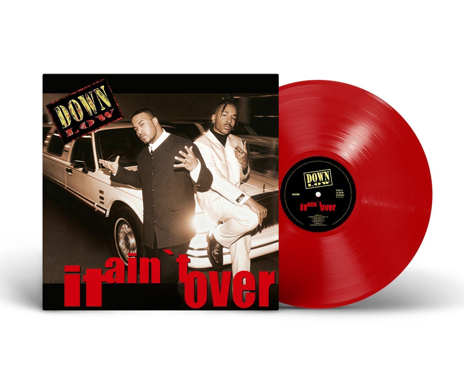 LP: Down-Low - «It-Ain't-Over» (1997/2026) [Limited Trans-Red Vinyl]