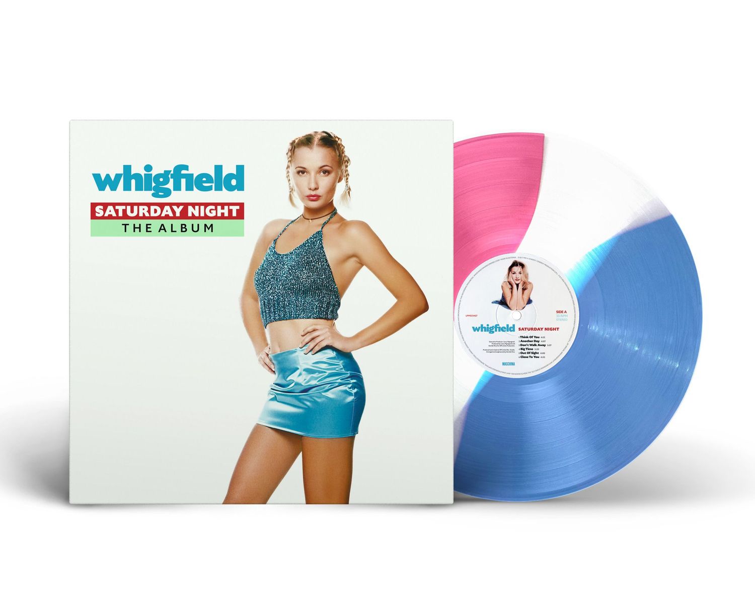 LP: Whigfield — «Saturday Night» (1994/2026) [[Limited Tri-Color  Vinyl]