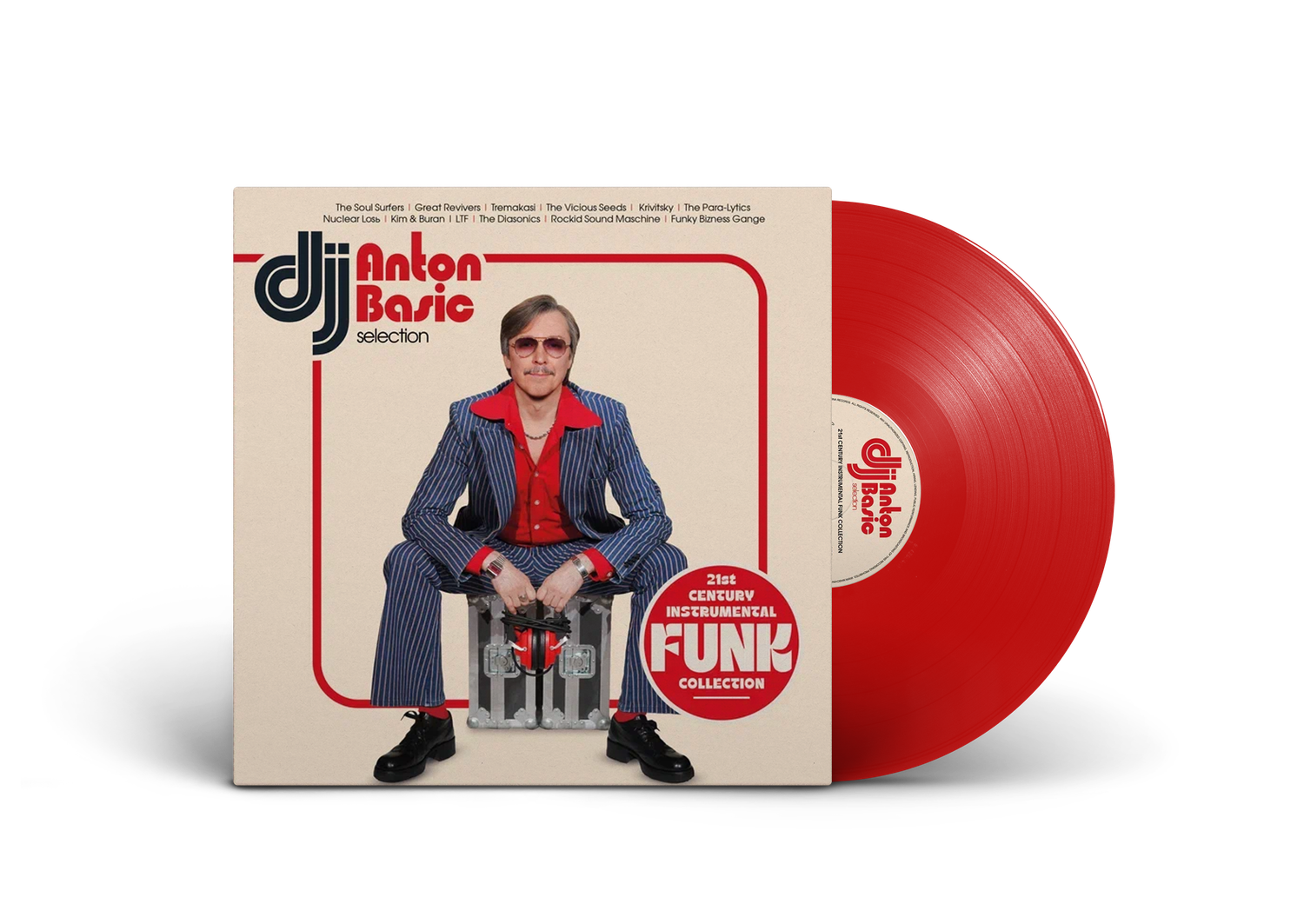 LP: DJ Basic — «Instrumental Funk» (2026) [Limited Red Vinyl]