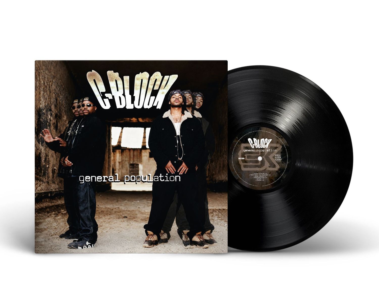 LP: C-BLOCK – «GENERAL POPULATION» (1997/2026) [Black Vinyl]