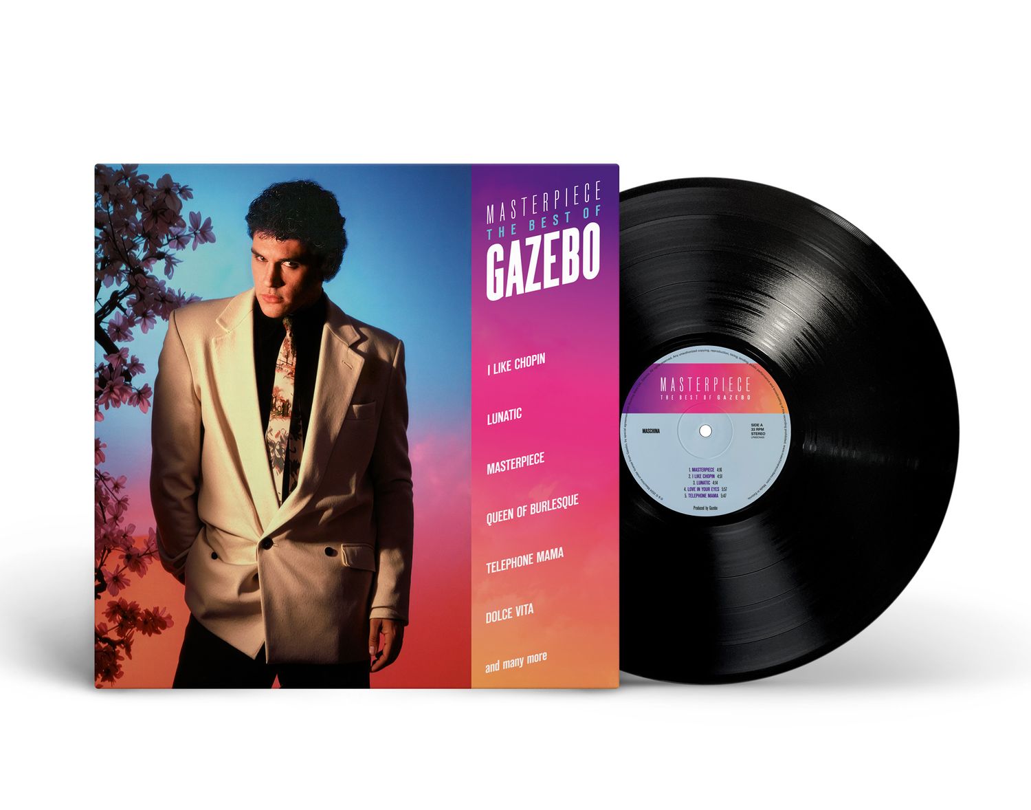 LP: Gazebo – «Masterpiece: The Best Of» (2026) [Black Vinyl]