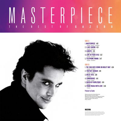 LP: Gazebo – «Masterpiece: The Best Of» (2026) [Limited Turquoiuse  Vinyl]