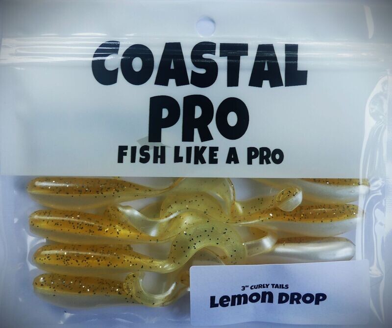 LEMON DROP 3" CURLY TAIL