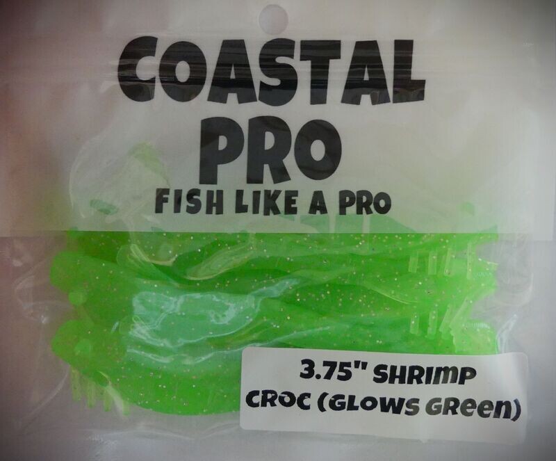 CROC 3.75" SHRIMP (GLOWS GREEN)