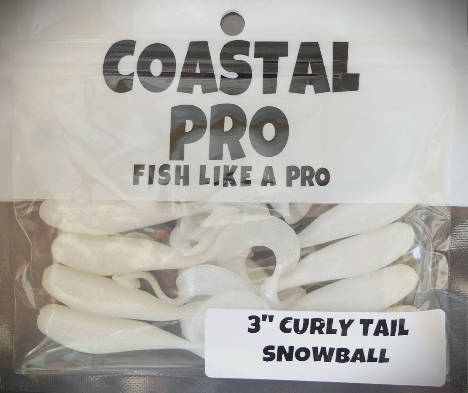 SNOWBALL 3" CURLY TAIL