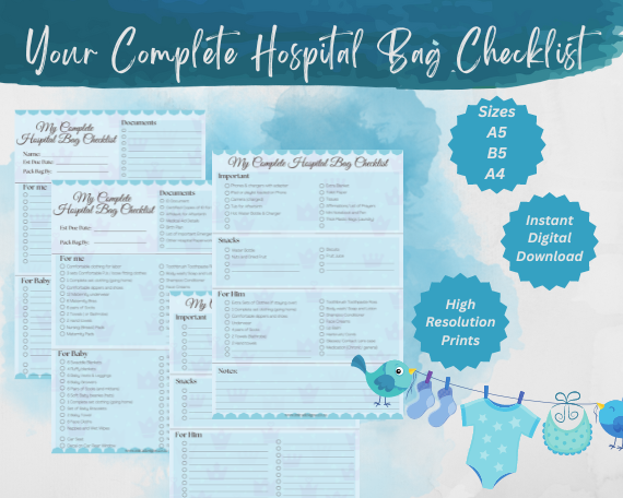 Complete Hospital Bag Checklist Baby Boy
